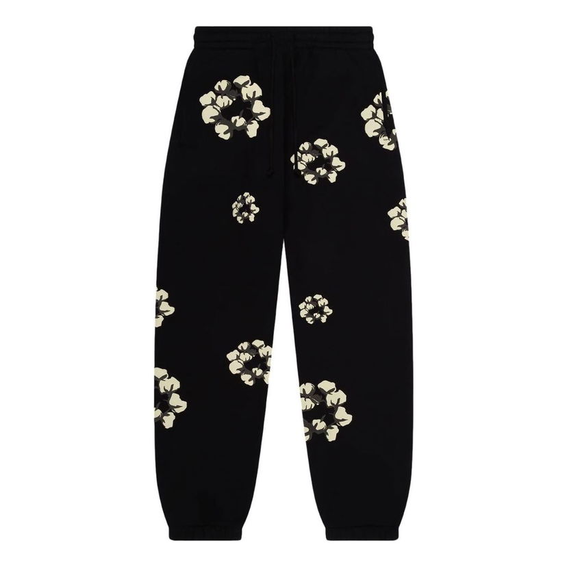 Спортни панталони Denim Tears Denim Tears x Cactus Plant Flea Market Cotton Wreath Sweatpants Черно | DTCT-5980