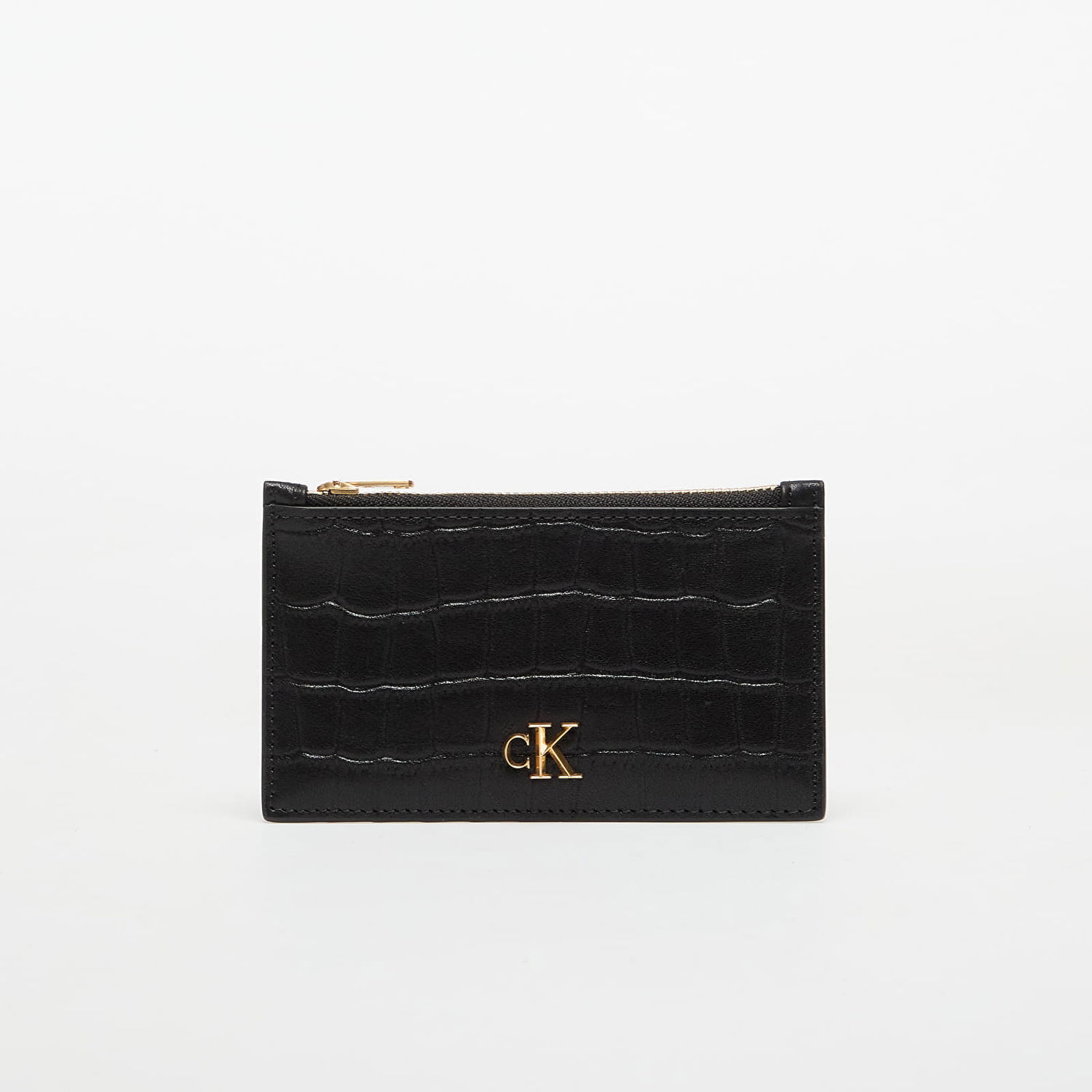 Портфейл CALVIN KLEIN Croc 6 Cc Cardcase Black Черно | LV04F1094G UB1, 0