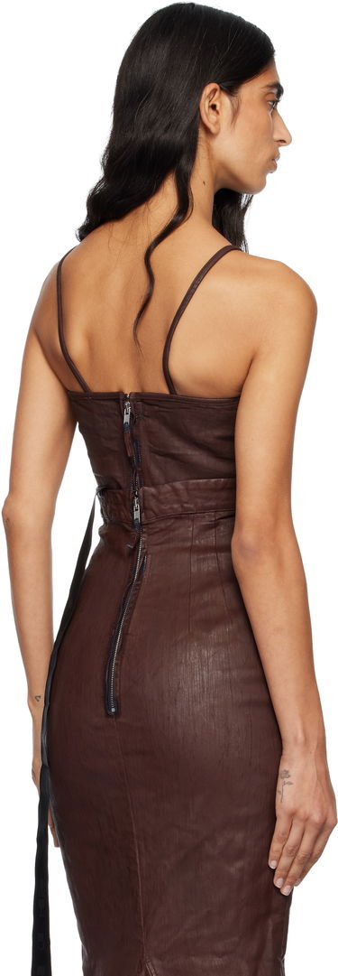 Pокля Rick Owens Rick Owens DRKSHDW Concordians Foil Denim Camisole Кафяво | DS02E7132 SDSW, 2