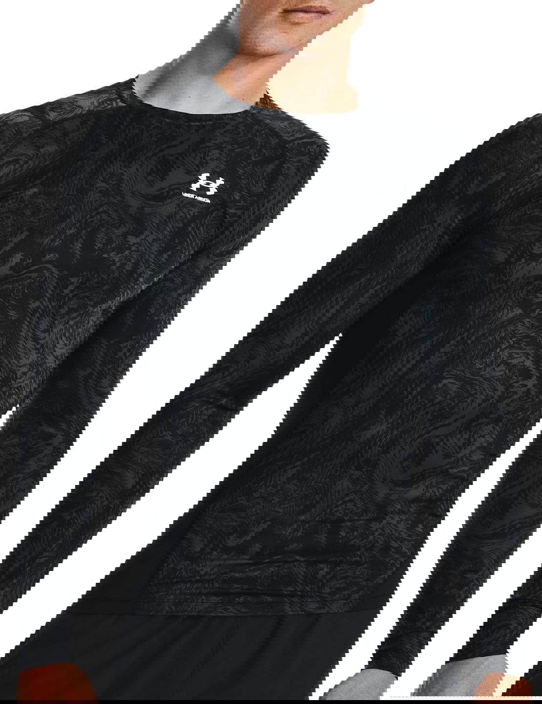 Тениска Under Armour Under Armour HeatGear® Compression Printed T-Shirt Черно | 1370325-001, 0
