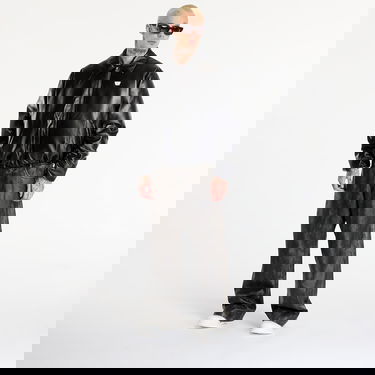 Яке бомбър MISBHV Faux Leather Puffer Bomber Jacket Black Черно | 251M427, 5