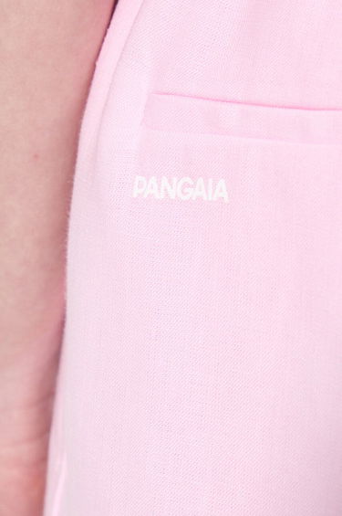 Къси панталони PANGAIA Pangaia DNA Linen High Waist Mid Length Shorts Розово | 10001972, 4