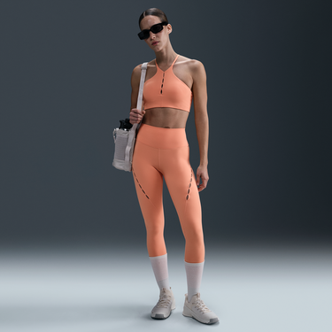 Сутиен Nike One Keyhole Light-Support Padded High-Neck Sports Bra Оранжево
 | HJ3726-844, 2