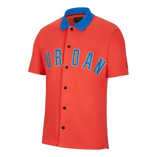 Поло тениска Jordan Jordan DNA Distorted Basketball Shooting Shirt Червено | AJ1111-631