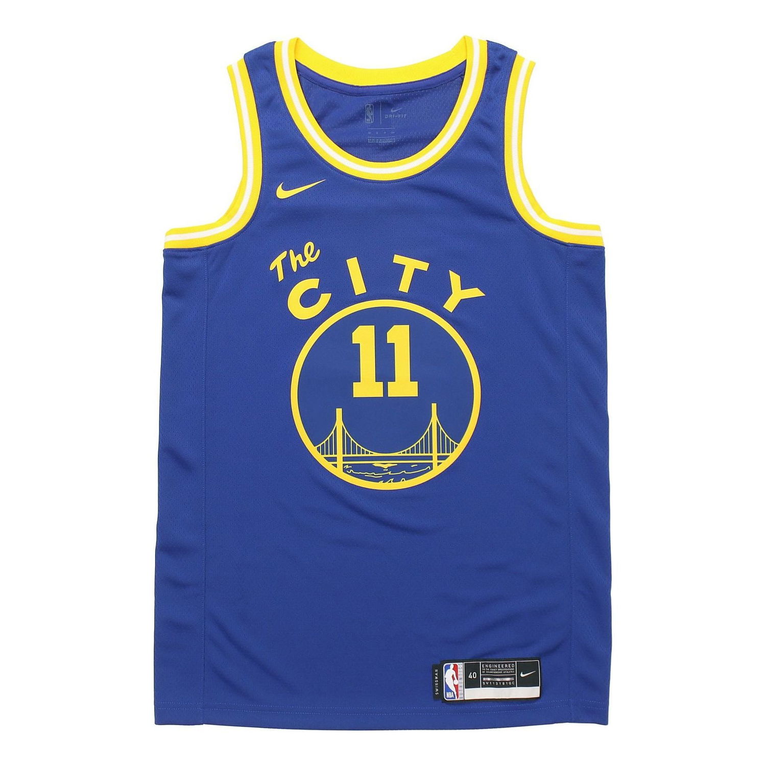 Фланелка Nike NBA Golden State Warriors #11 Swingman Jersey Синьо | CN1024-495, 0