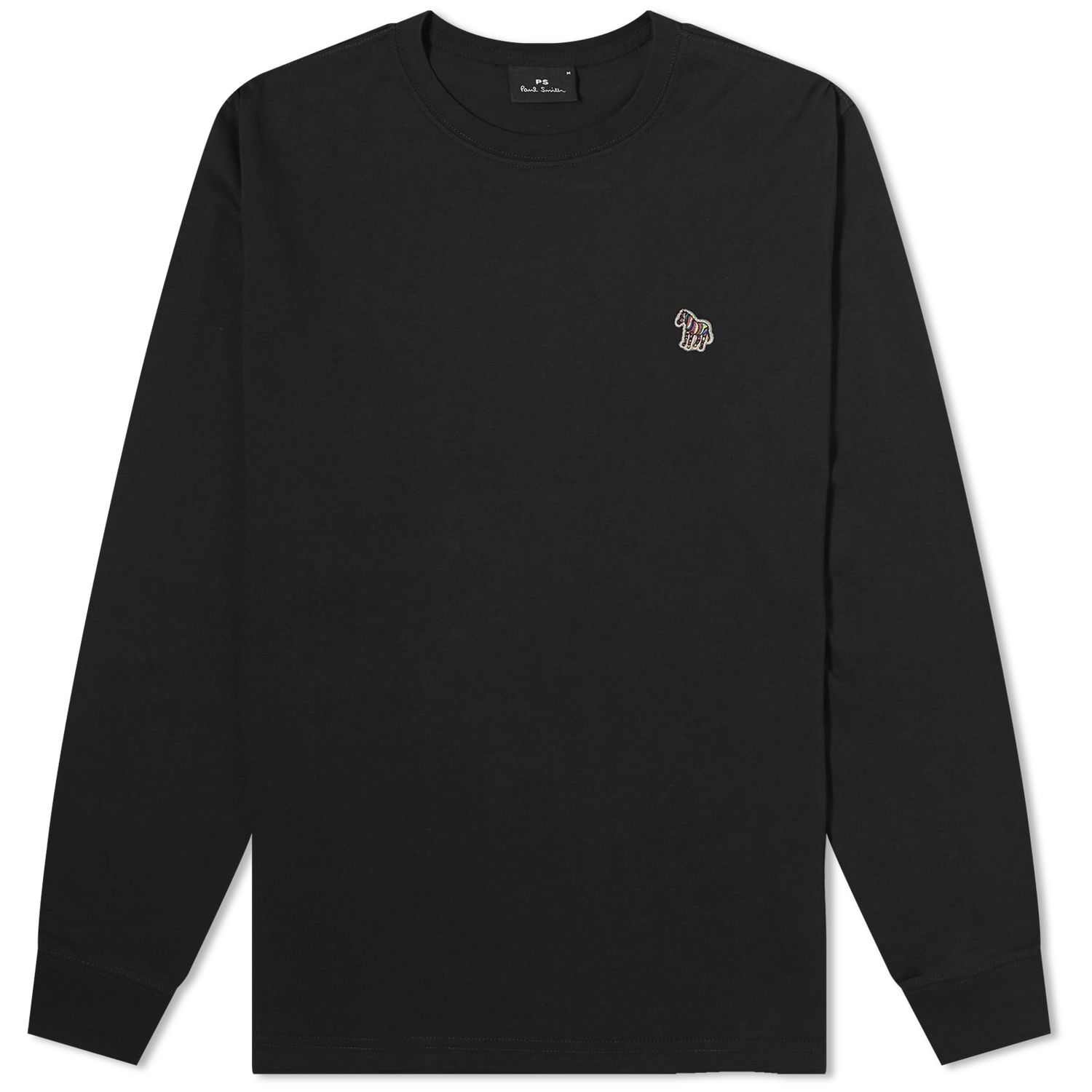 Тениска Paul Smith Paul Smith Zebra Logo Long Sleeve T-Shirt Черно | M2R-828R-KZEBRA-79, 1