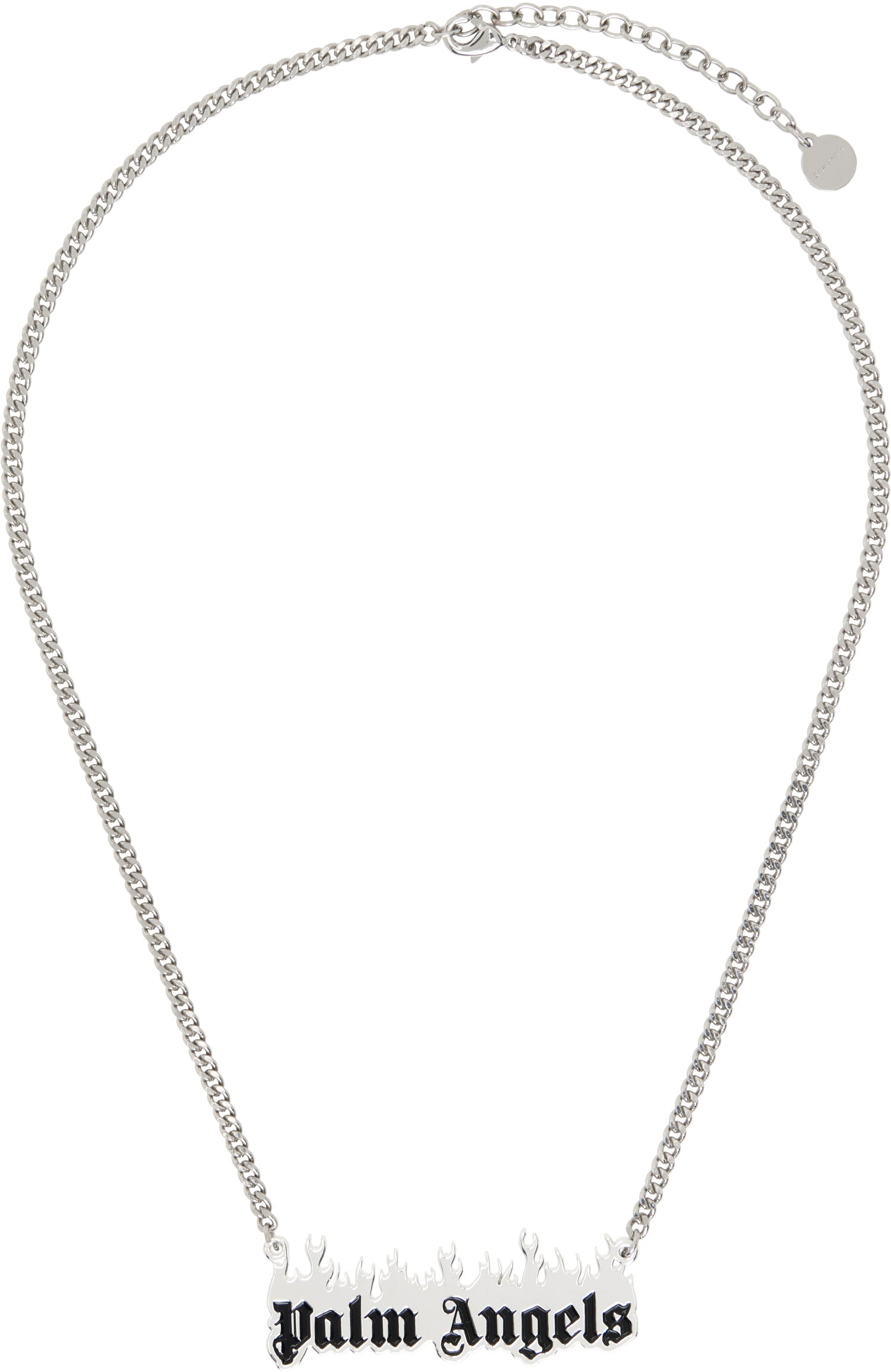 Колие Palm Angels Palm Angels Burning Logo Necklace Металик | PMOB053S25MAT0017210, 0