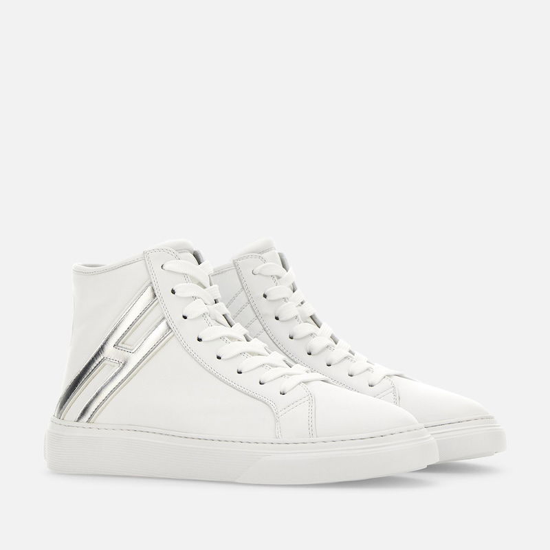 Кецове и обувки Hogan H365 High Top Бяло | HXW3650EW20PFZ0351, 1