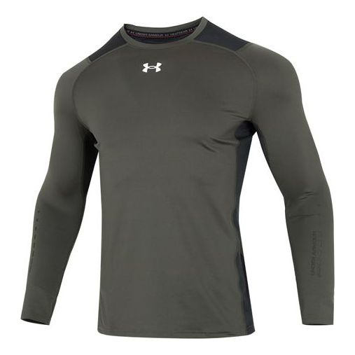 Фланелка Under Armour HeatGear Vent Fitted Long Sleeve Зелено | 1370659-310