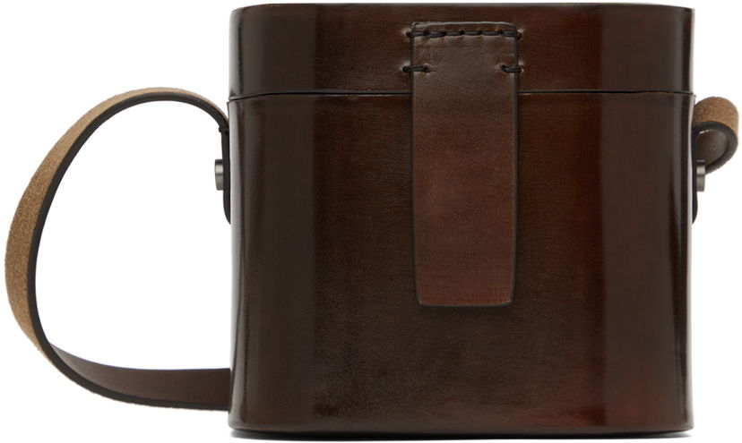 Чанта през рамо Max Mara Leather Shoulder Bag Кафяво | 2414511063600001