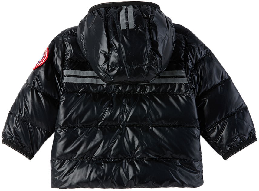 Пухо яке Canada Goose Kids' Crofton Down Hooded Jacket Черно | 5460B, 1