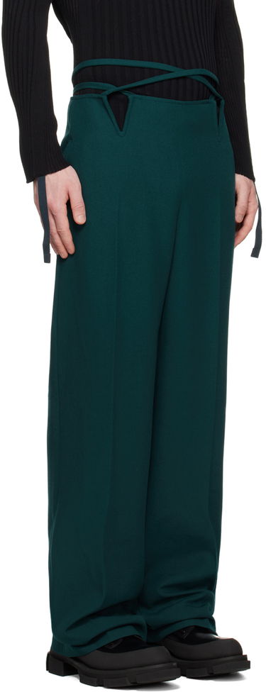 Панталони Dion Lee V-Wire Detail Tailored Trousers Черно | C2104R23, 4