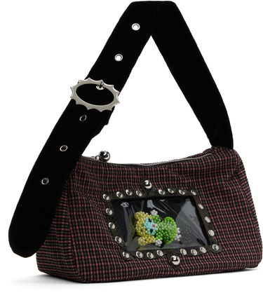 Чанта през рамо Chopova Lowena Chopova Lowena Mommy Mini Bag with Beaded Charm Многоцветен | 6444, 1