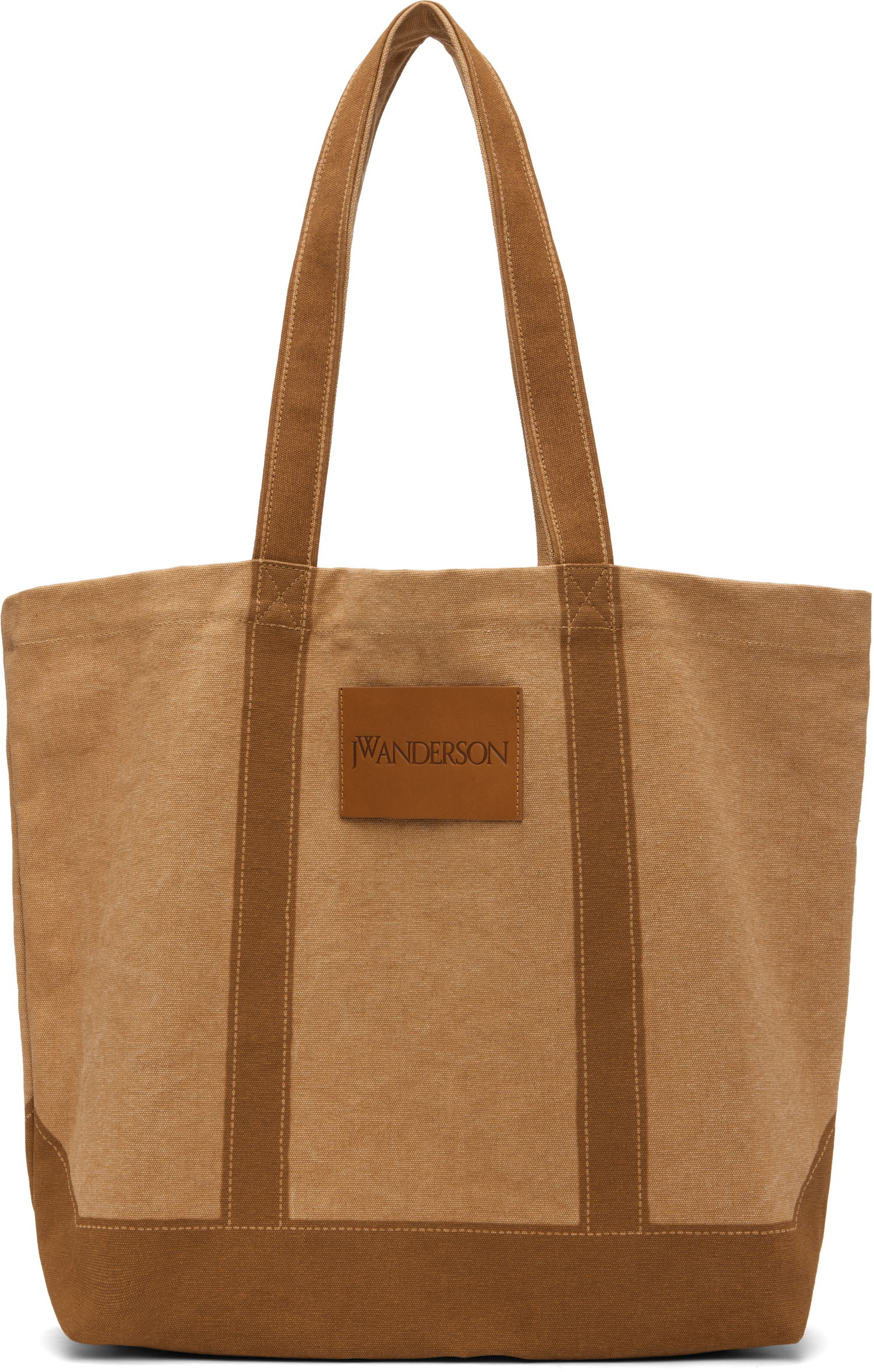 Голяма пазарска чанта JW Anderson JW Anderson Canvas Tote Кафяво | HB0498-FA0331, 0
