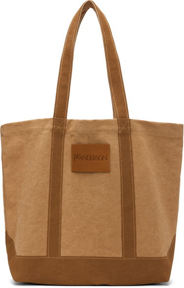 Голяма пазарска чанта JW Anderson JW Anderson Canvas Tote Кафяво | HB0498-FA0331, 0