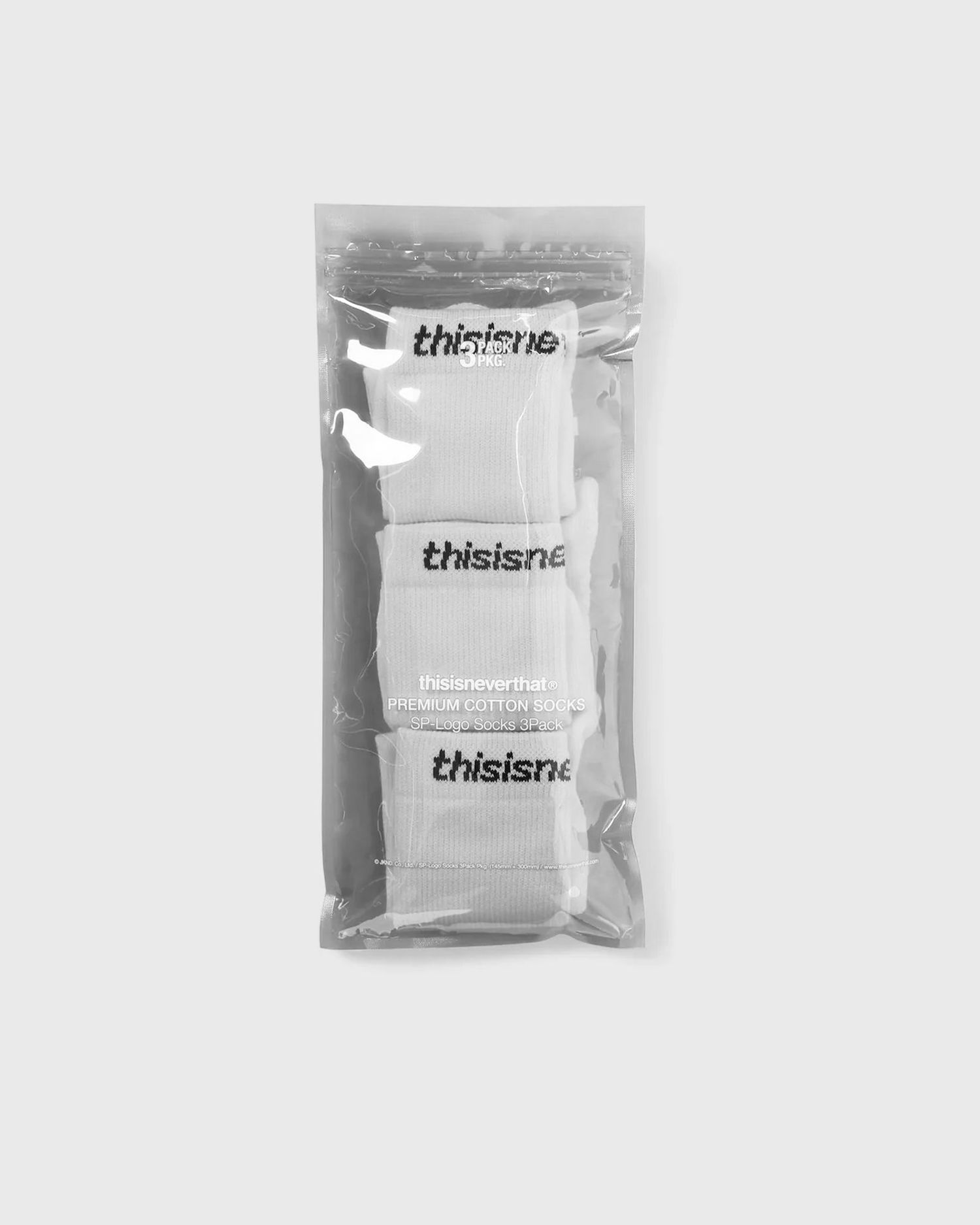 Чорапи thisisneverthat SP-Logo Socks 3-Pack Бяло | TNCO0TUNSO01WHT, 1