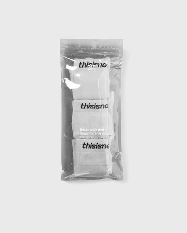 Чорапи thisisneverthat SP-Logo Socks 3-Pack Бяло | TNCO0TUNSO01WHT, 1