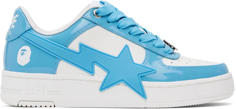 Облекло BAPE BAPE White & Blue BAPE STA OS #3 Sneakers undefined | FW24 Spot Bape Sta Os L