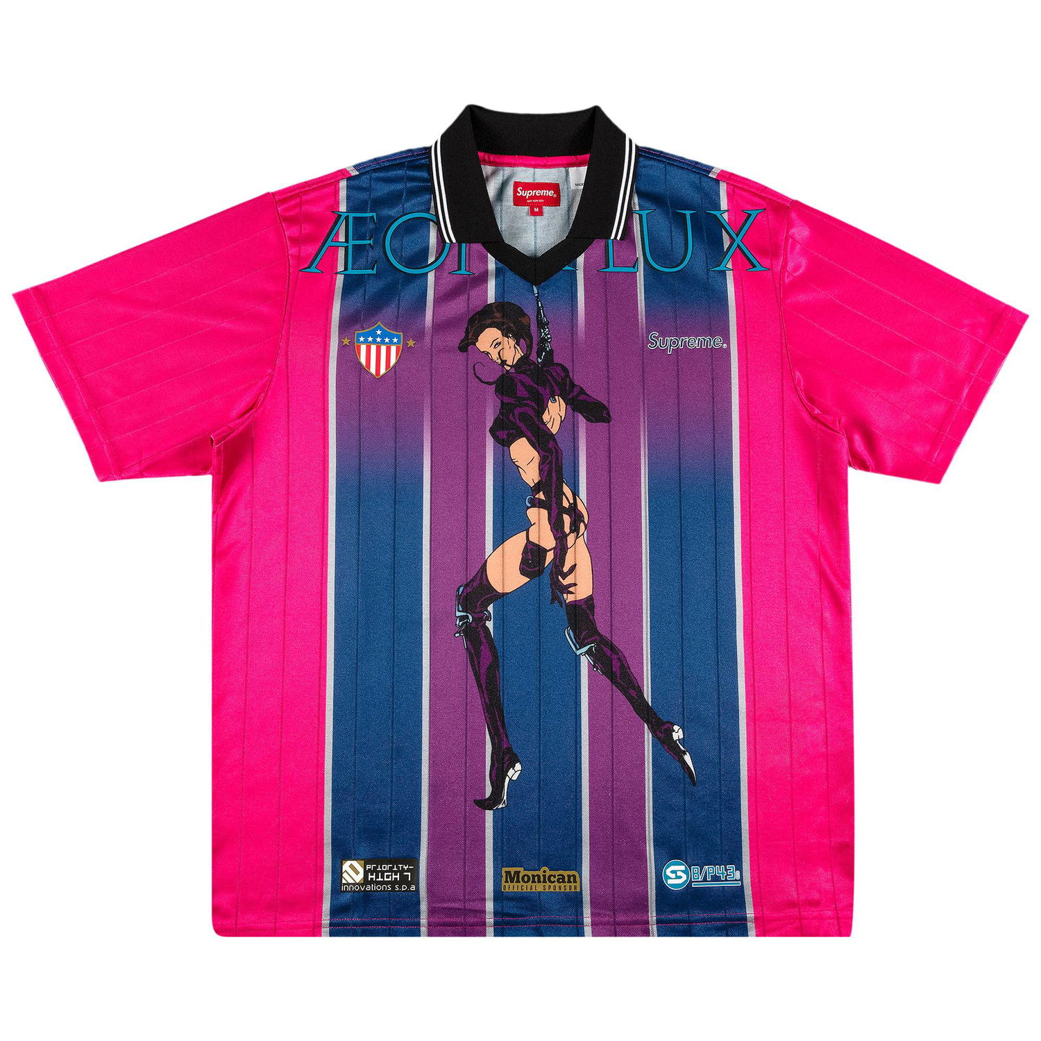 Фланелка Supreme Aeon Flux Soccer Jersey Розово | SS22KN22 PINK, 1