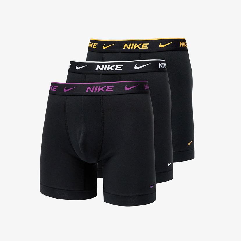 Боксерки Nike DRI-FIT Everyday Cotton Stretch Boxer Brief 3-Pack Черно | 0000KE1007-FA9