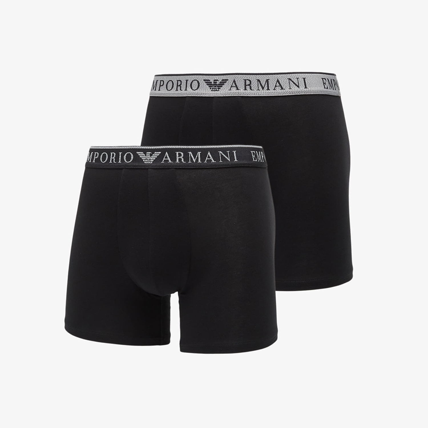 Боксерки Emporio Armani EA7 Bottom Trunk 2-Pack Black/ Black Черно | EM000255AF10776MC108, 0