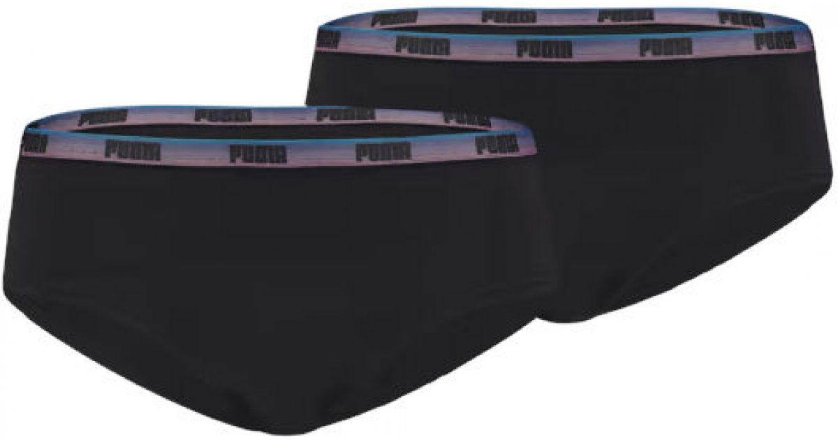 гащички Puma Iconic Hipster (2 pack) Черно | 603032001-011, 1