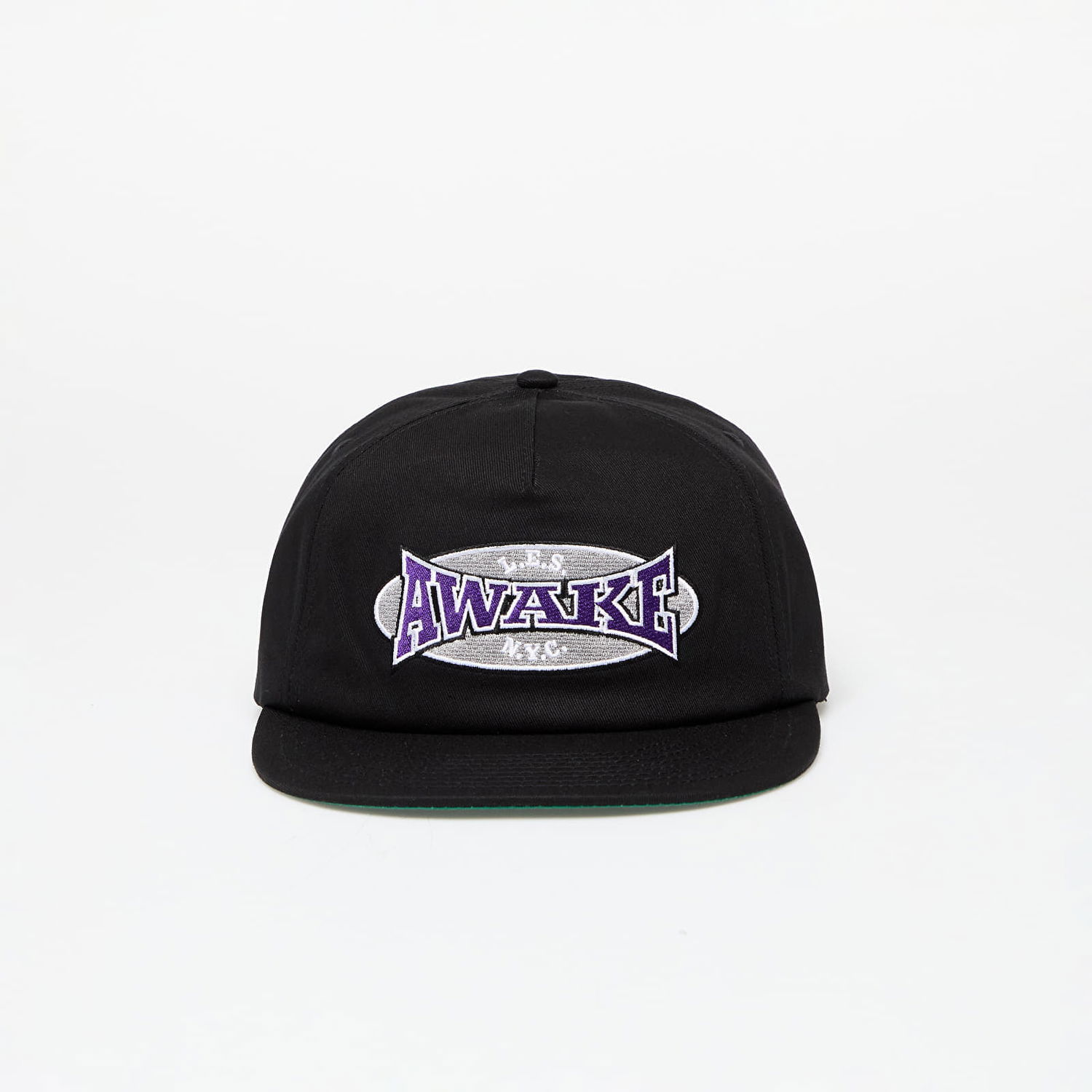 Шапка с козирка Awake NY Les 5 Panel Hat Black Universal Черно | AWK-F24-HT202-BLK, 0