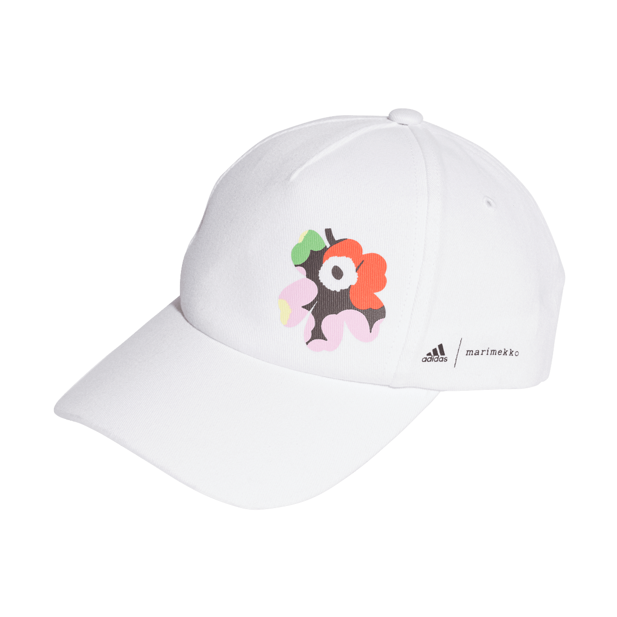 Шапка с козирка adidas Originals Marimekko Baseball Cap Бяло | H44322, 0