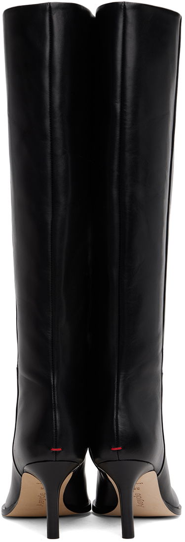 Облекло Aeyde Aeyde Tula Leather Tall Boots Черно | A11-KB-TULP75ST95-FW24-800-001, 1