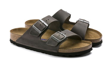 Кецове и обувки Birkenstock Arizona SFB Oiled Nubuck Leather Reg Fit Кафяво | 552801, 3