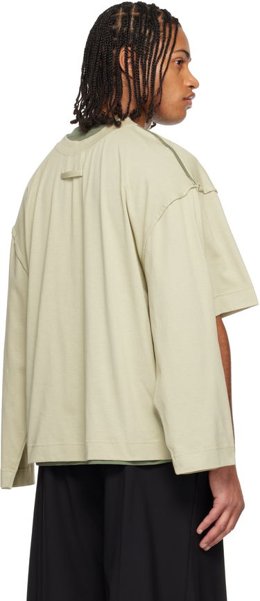 Тениска Jean Paul Gaultier 'The Gaultier Label' Double T-shirt Бежово | 25/04-U-TO344-J017-490130, 2