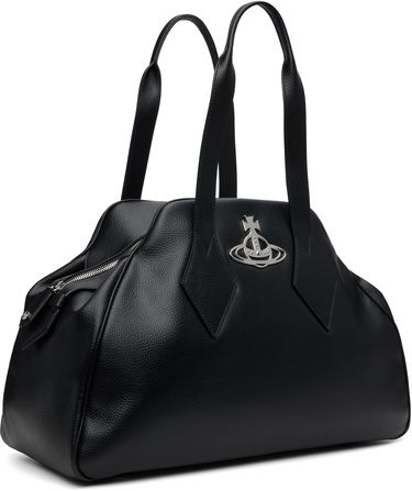 Дамска чанта Vivienne Westwood Black Large Yasmine Handbag Tote Черно | 47010006W-S000D-, 4