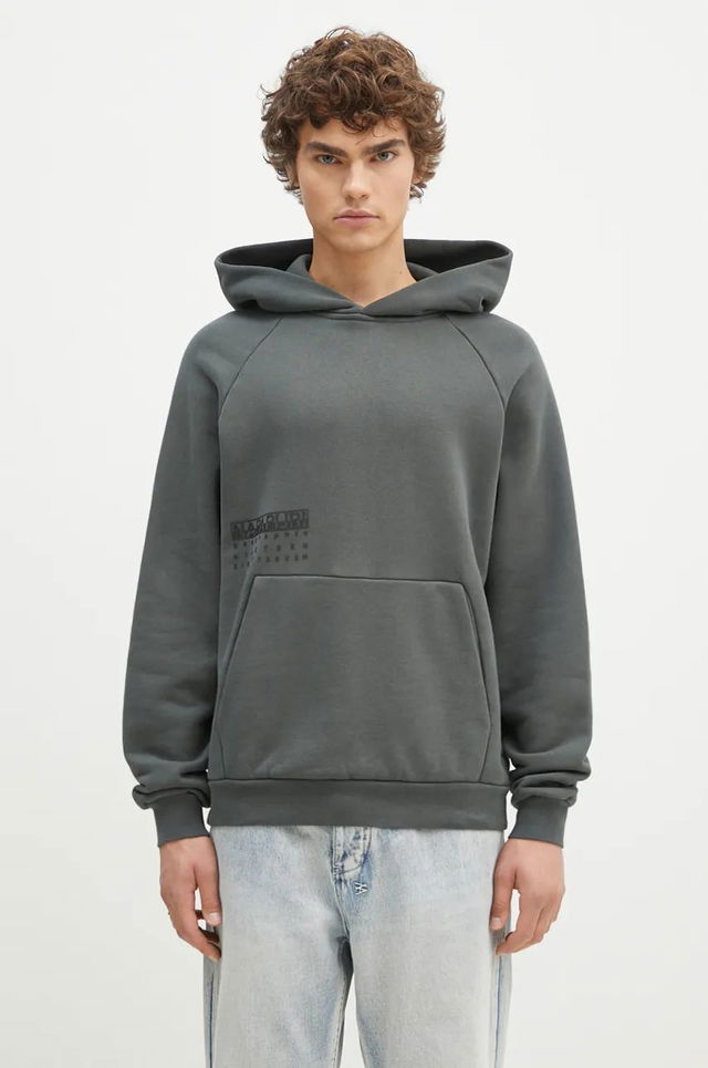 Sweatshirt With Hood And Print