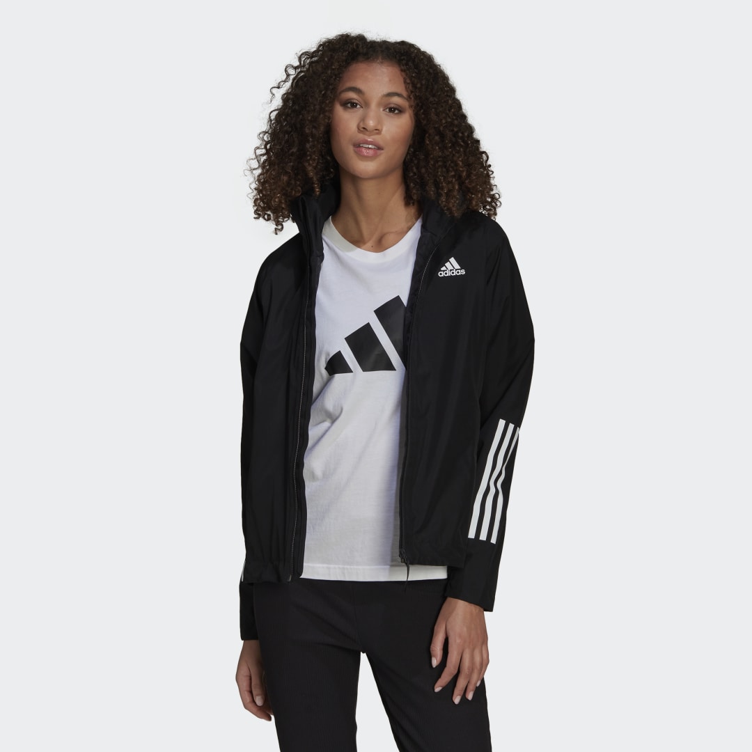 Яке adidas Originals BSC 3-Stripes RAIN.RDY Jacket Черно | H65759, 0