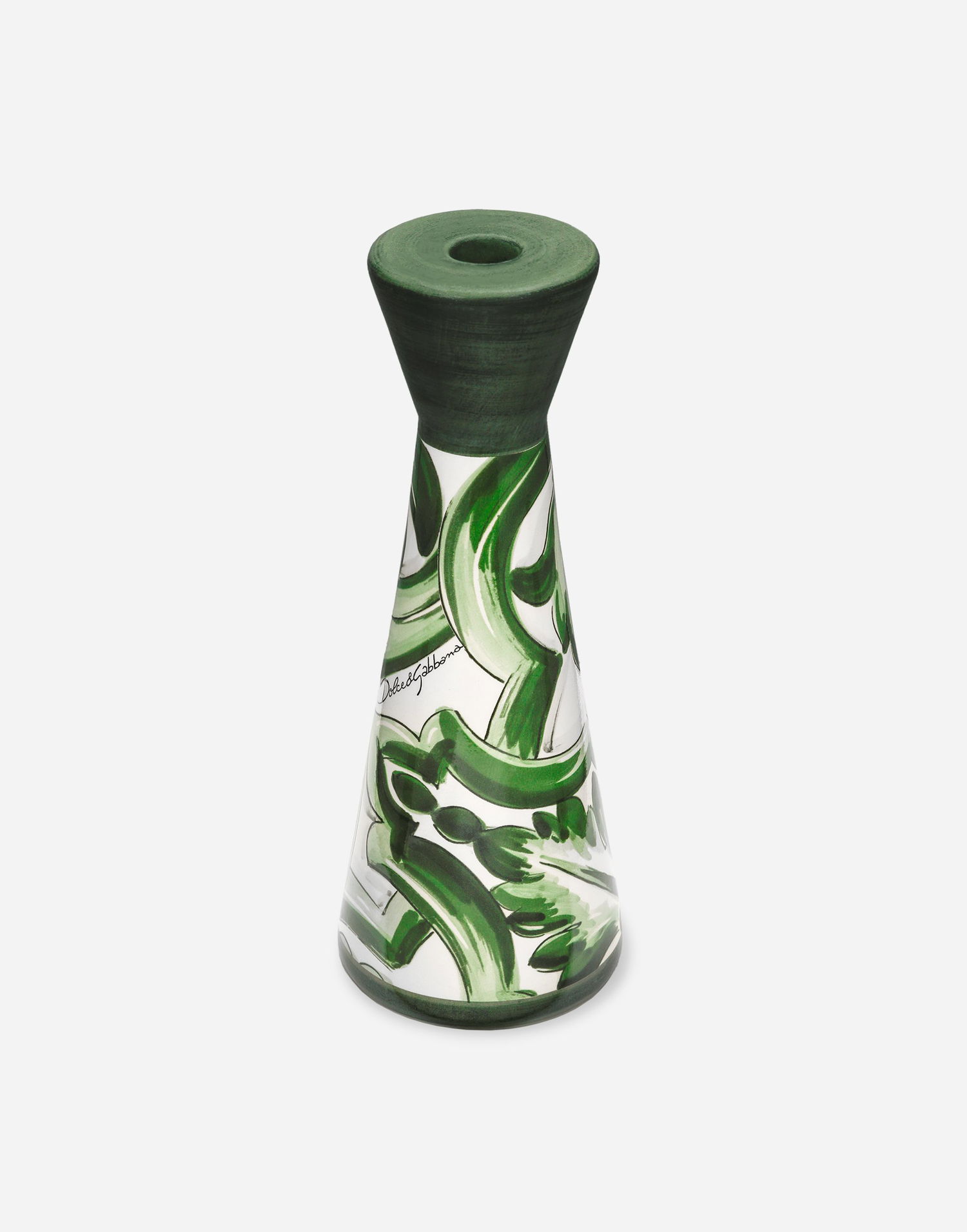 Домашен декор Dolce & Gabbana Dolce & Gabbana Ceramic Candle Holder Зелено | TCC187TCACDUV001, 1