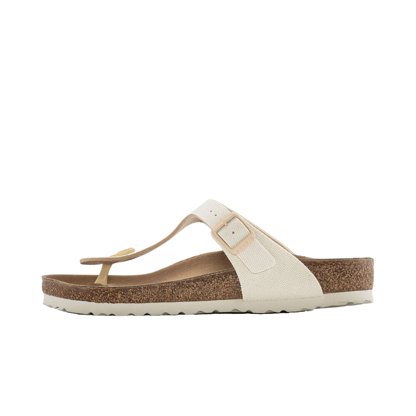 Кецове и обувки Birkenstock Gizeh Vegan Textile Narrow Fit Бежово | 1024085