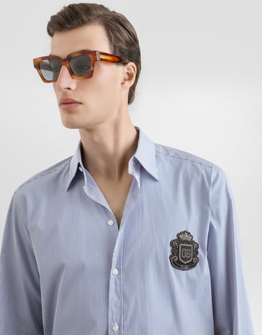 Риза Dolce & Gabbana Dolce & Gabbana Striped Martini Shirt Многоцветен | G5ML1ZFR51LS8051, 3