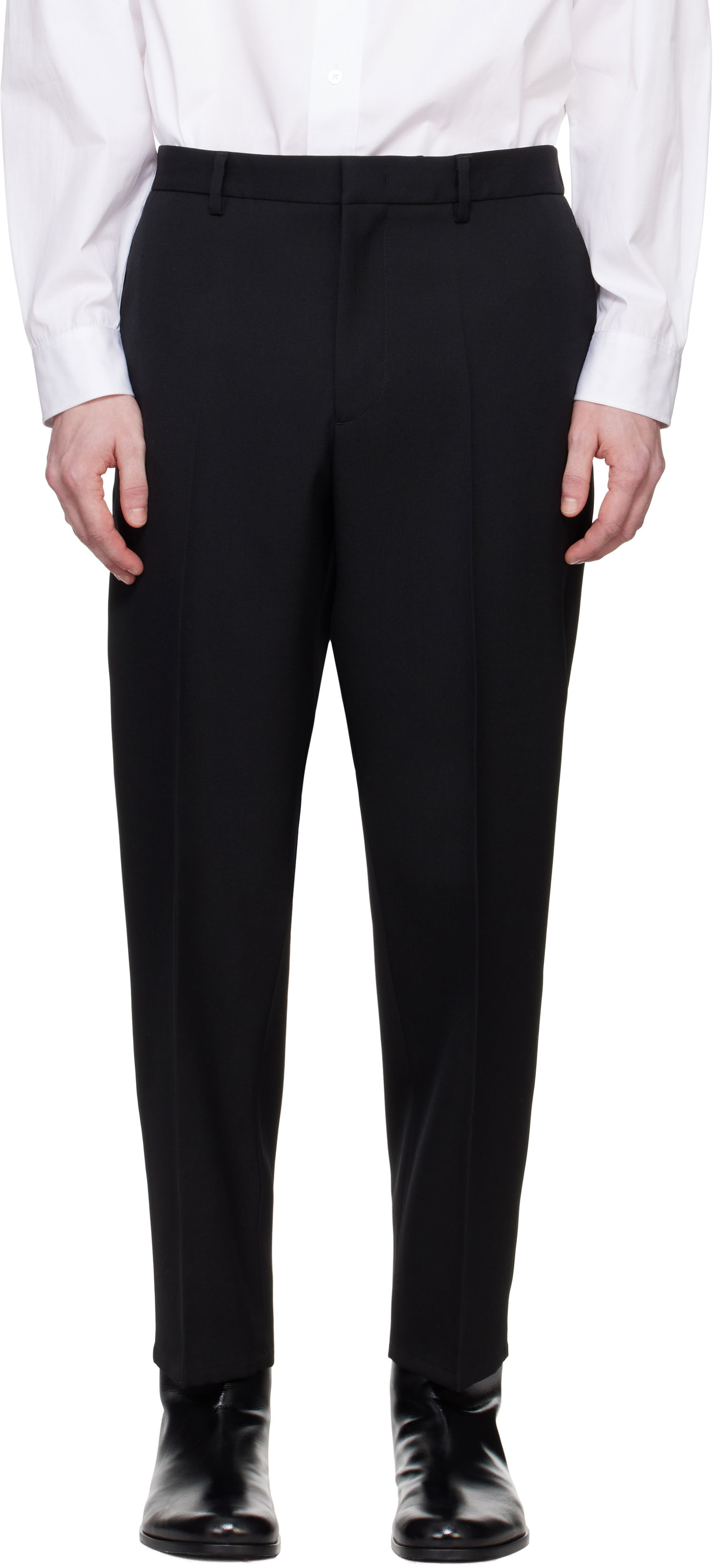 Панталони Jil Sander Jil Sander Tapered Trousers Черно | J21KA0011_J40002, 0