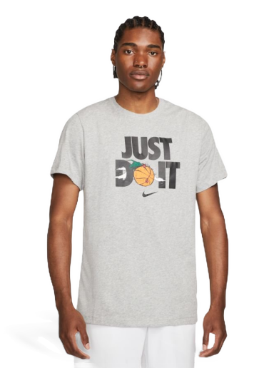 Тениска Nike "Just Do It" Basketball Tee Сиво | DV1212-063