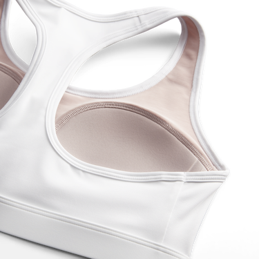 Сутиен Nike Swoosh Medium Support Non-Padded Sports Bra Бяло | DX6821-100, 2