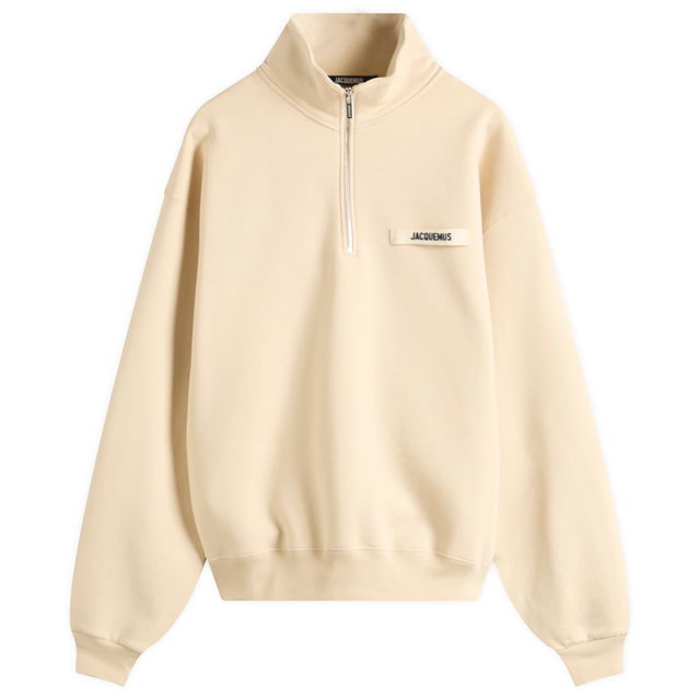 Jacquemus Grosgrain Zip Sweat, Size Large