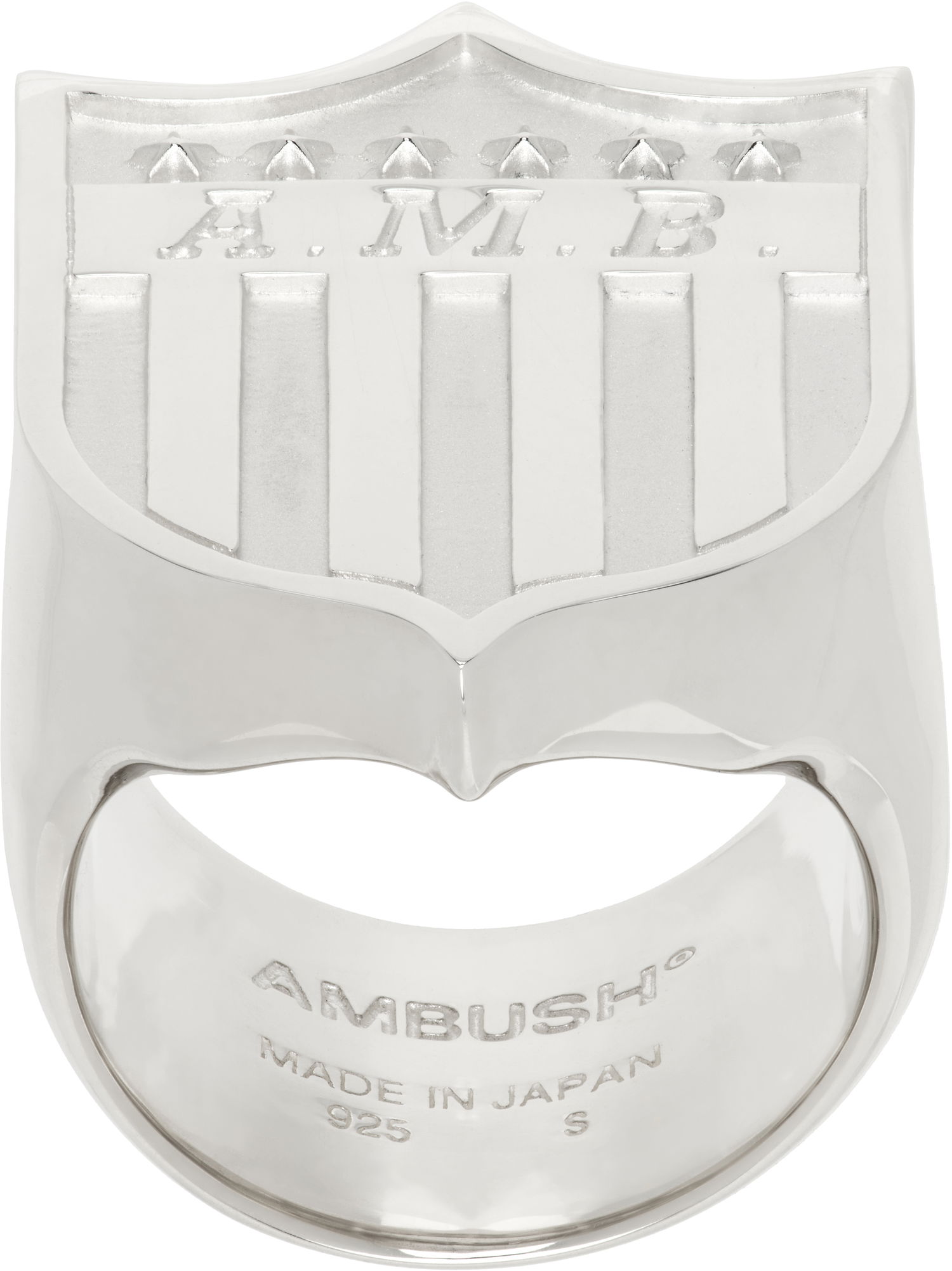 Пръстен Ambush Varsity Shield Ring Металик | BMOC00AF24SIL0017200, 0