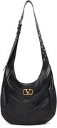 Garavani Boho Nappa Leather VLogo Studded Hobo Bag