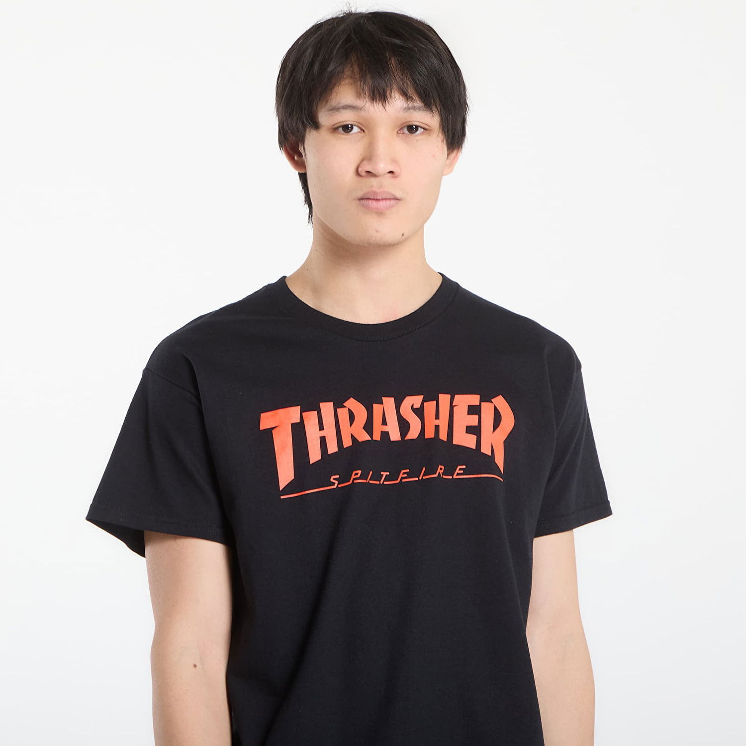 Тениска Thrasher Thrasher x Spitfire Big Head Jake T-Shirt Черно | 145840, 1