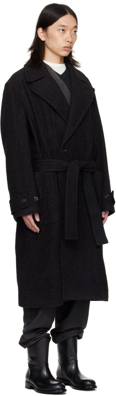 Палта LEMAIRE Lemaire Soft Belted Coat Зелено | CO1135 LF504, 4