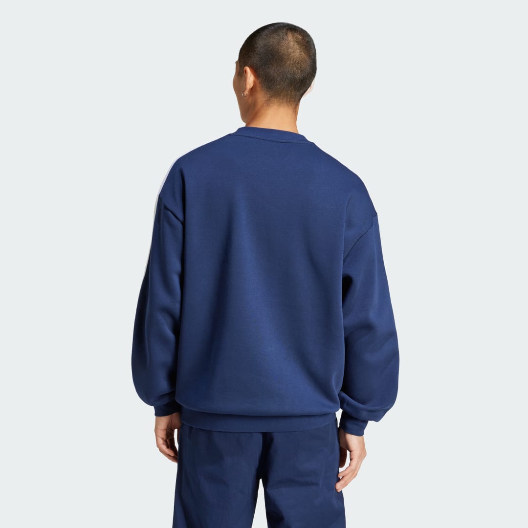 Суитчър adidas Performance Oversized Crewneck Sweatshirt Синьо | JP1063, 1