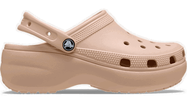 Кецове и обувки Crocs Classic Platform Clogs Бежово | 206750-7AF, 0