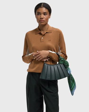 Чанта през рамо Lacoste Lacoste LENGLEN Pleated Shoulder Bag Зелено | NU5011DP-946, 2