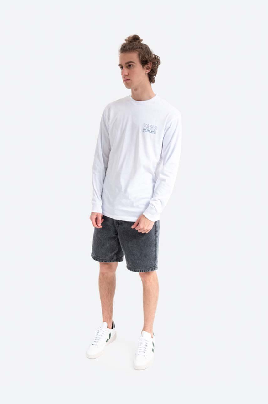 Тениска Vans T-Shirt Long Sleeve Print Бяло | VN0A54DFWHT, 1