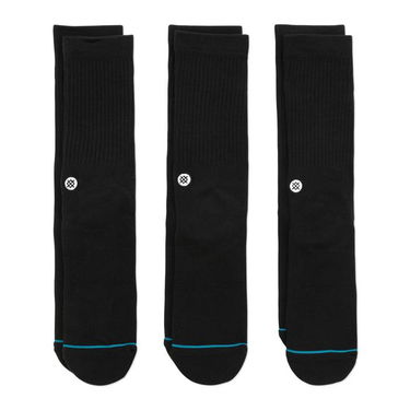 Чорапи Stance Icon 3 Pack Socks Черно | M556D18ICP-BLK, 1